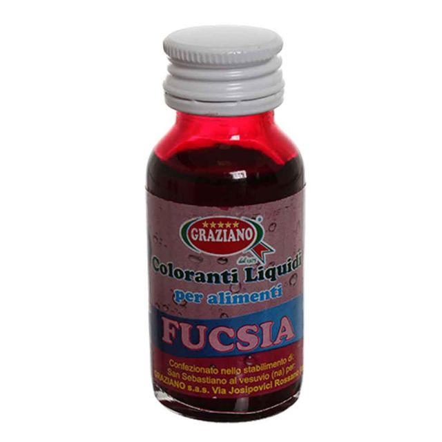 Colorante liquido concentrato per alimenti fucsia 35 g