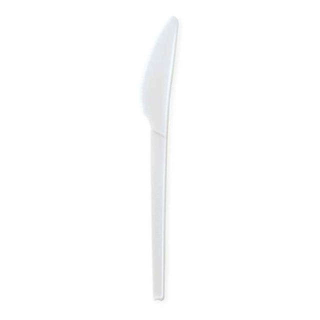 Coltelli in CPLA compostabile bianchi 16,5 cm