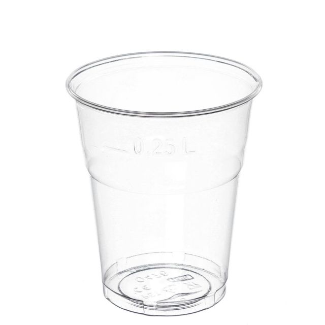 50 Bicchieri Kristal monouso in plastica PET trasparente 300cc