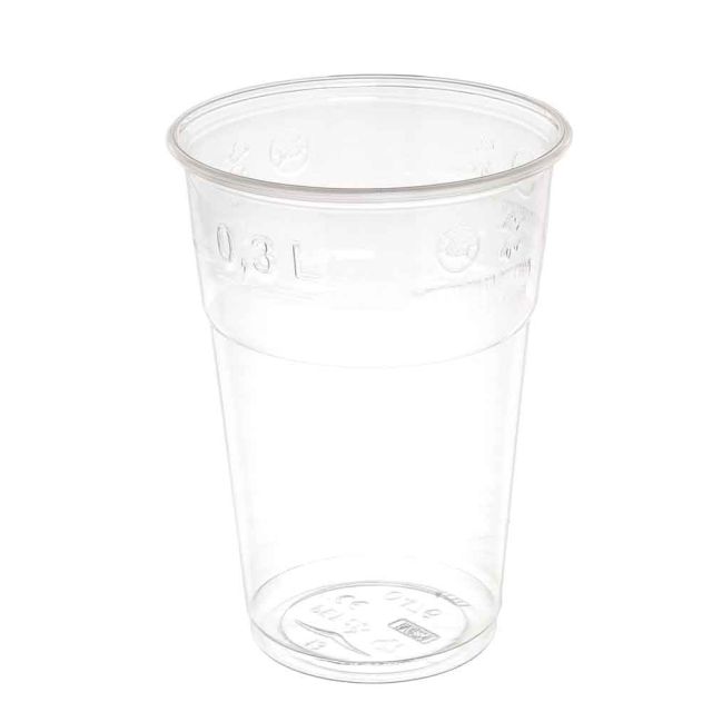 50 Bicchieri Kristal monouso in plastica PET trasparente 400cc