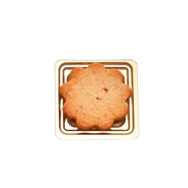 100 Mini vassoi monoporzioni di plastica oro Mignon quadrato