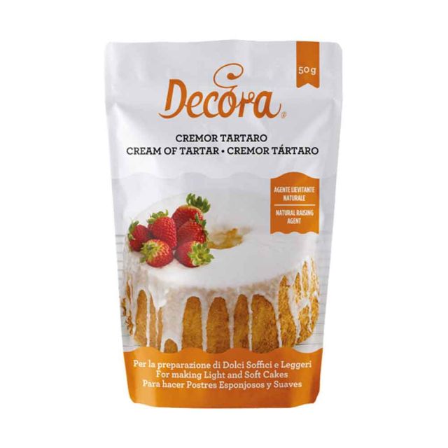 Cremor tartaro agente lievitante naturale 50 g Decora