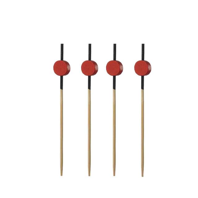 Spiedini di legno con pallina rossa Giappone