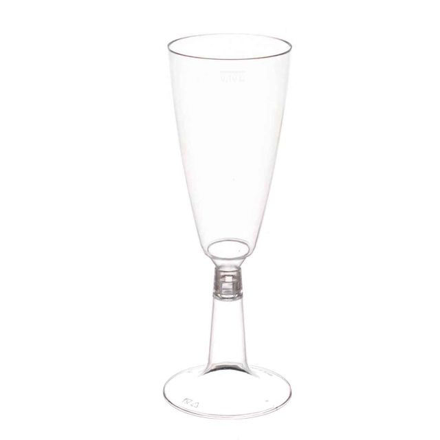 Flutes calici Poloplast gambo corto trasparente