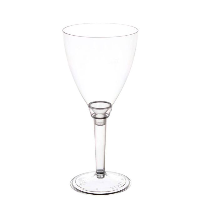 Calici acqua Poloplast gambo lungo trasparente