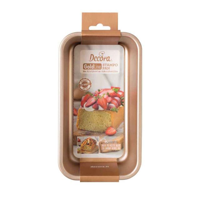 Stampo Plum cake in metallo antiaderente 23,1 x 12,9 x h 7 cm