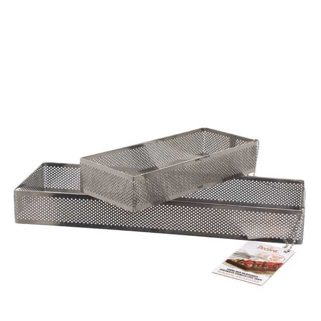 Sagome rettangolari inox microforato Decora