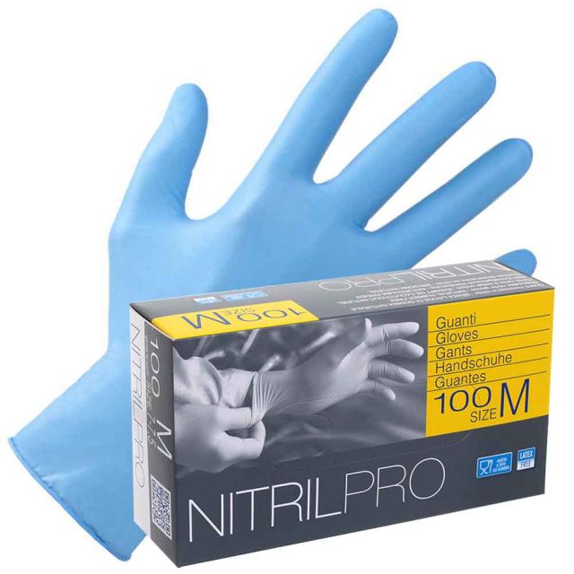 100 Guanti nitrile monouso Icoguanti Nitril Pro