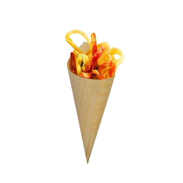 Coni finger food in foglia di pino medio grande