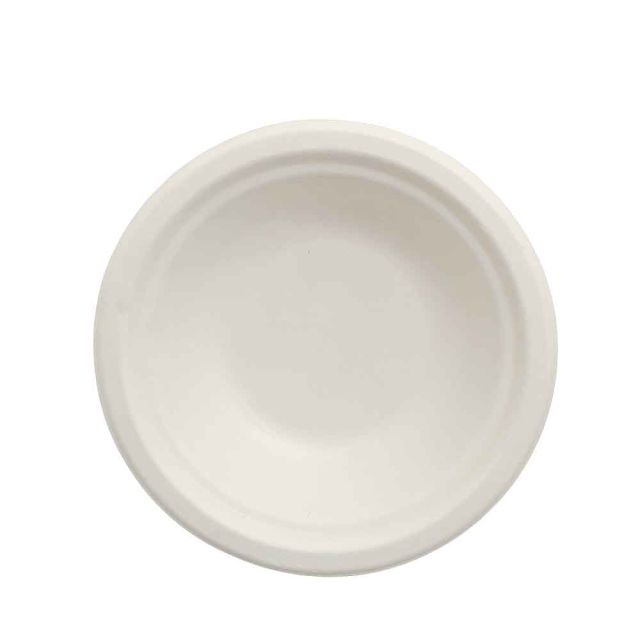 50 Piatti fondi ciotole in polpa di cellulosa compostabili Ø17,8 cm