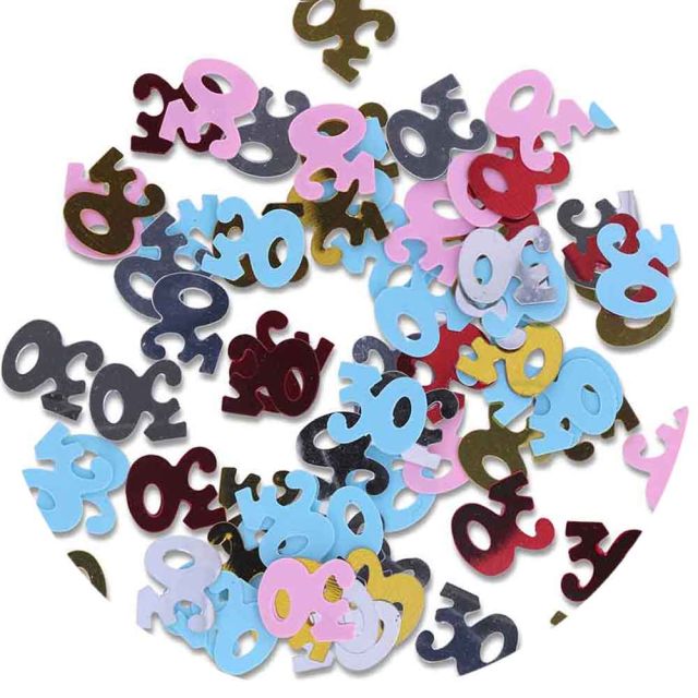 Coriandoli Decorativi da Tavolo numero 30 trenta 15 g