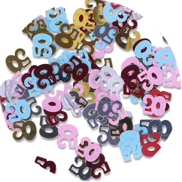 Coriandoli Decorativi da Tavolo compleanno numero 50 cinquanta 15 g