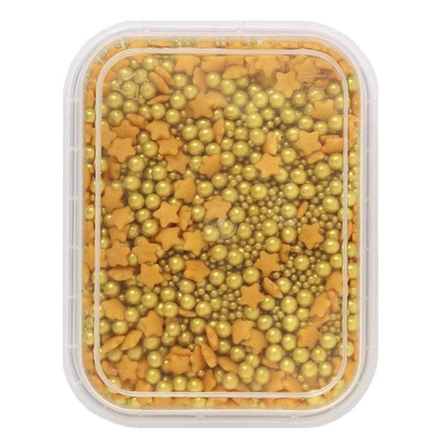 Sprinkles zuccherini per torte colorati oro 50 g