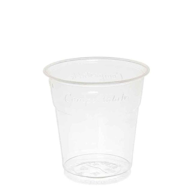 50 Bicchieri Kristal BIO compostabili in PLA 200 ml