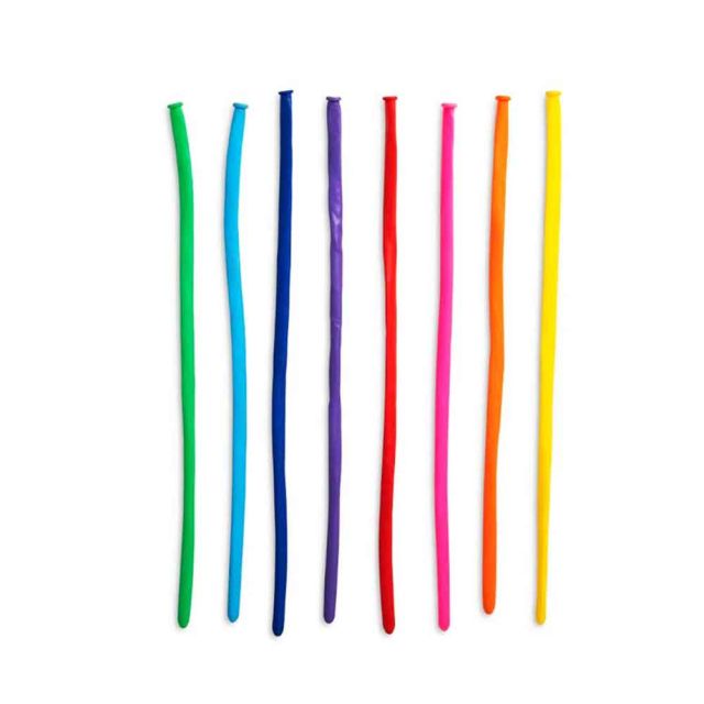 100 Palloncini Modellabili Lattice Colorati Medi 120 cm