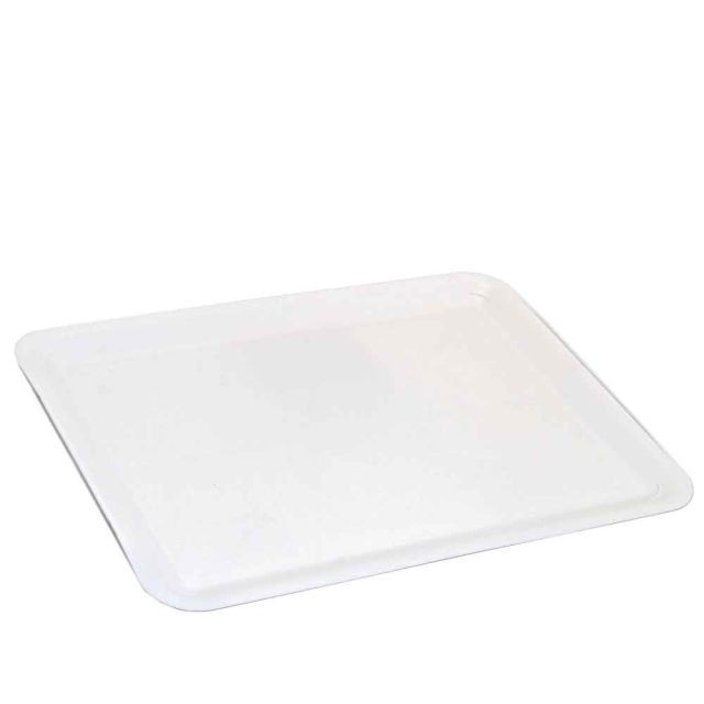 Vassoio da servizio Paperino 30x40 cm in plastica rigida bianca