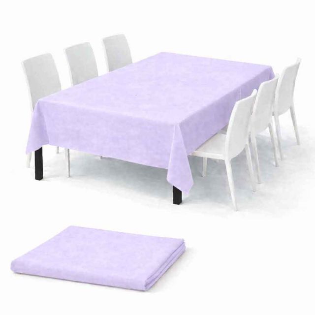 Tovaglia TNT effetto tessuto rettangolare lilla