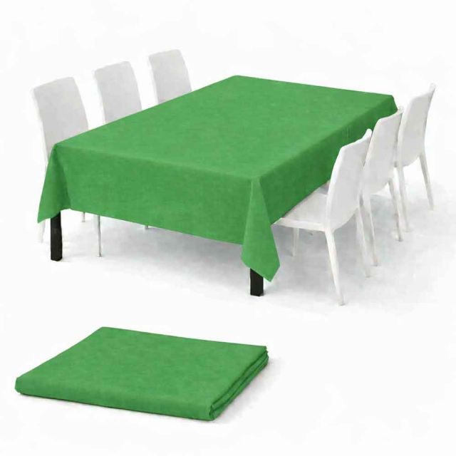 Tovaglia TNT effetto tessuto 150x240cm Verde
