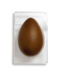 Uovo di pasqua 1 kg realizzato con stampo per cioccolato Decora
