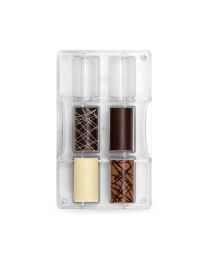 Stampo 6 cioccolatini Cilindro grande