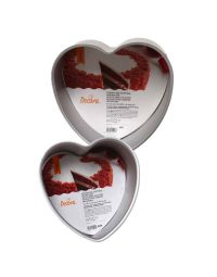 Stampo da forno forma a cuore in alluminio anodizzato h 7,5 cm