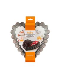 Stampo a cuore bordi ondulati per dolci 24 x 22 h 5 cm 
