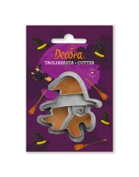 1 Formina Tagliapasta in plastica forma strega befana Decora