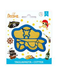 Cutter Tagliapasta in plastica Maschera Pirata Decora