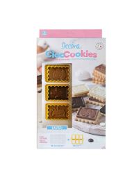 Set tagliapasta e stampo cioccolato per 6 biscotti tema Pasqua