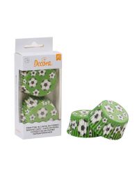 36 Pirottini in carta Decora Calcio per cottura muffin Ø5 x h 3,2 cm