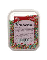 Mompariglia palline di zucchero colorate per decorare 70 g Graziano