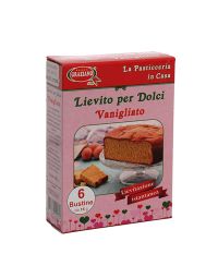 Lievito istantaneo per dolci in polvere vanigliato 6 bustine da 16g