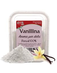 Vanillina aroma puro per dolci in polvere 10 g Graziano