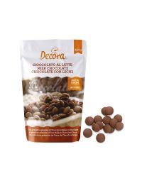 Dischetti di cioccolato al latte Decora da 250 g