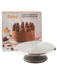 Piatto girevole per torte professionale in alluminio Ø31 x h 9,5 cm