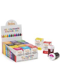 Colorante in gel per alimenti colore intenso 28 g Decora