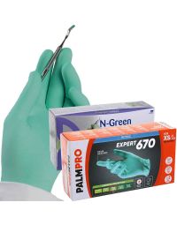 100 Guanti medicali nitrile Multipro N-Green taglie a scelta