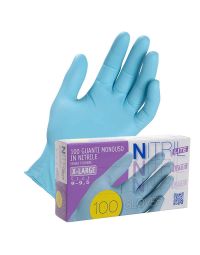 Guanti nitrile Nitril Lite azzurri taglie a scelta