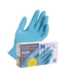 Guanti nitrile Nitril azzurri taglie a scelta