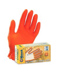 100 Guanti nitrile arancione Nimek