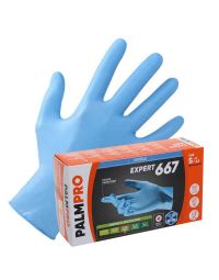 100 Guanti nitrile azzurro Icoguanti PalmPro Expert 667