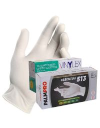Guanti in vinile monouso Vinilex colore bianco taglie varie