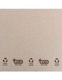Dettaglio trama Tovaglie di carta ecofriendly quadrate 100x100 cm Okay ecru naturale 