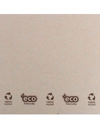 Dettaglio trama Tovaglie di carta ecofriendly quadrate 100x100 cm Okay ecru naturale 