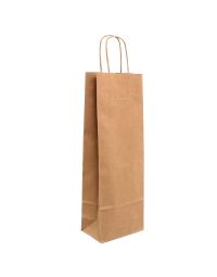 250 Shopper buste in carta avana per bottiglie 14x8 h38,5 cm