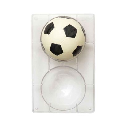 Pallone da Calcio realizzato con stampo di cioccolato