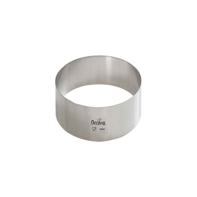 Coppapasta rotondo in acciaio inox Ø5 x 4,5 h cm Decora