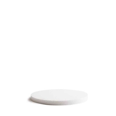 Base rotonda in polistirolo bianco h 2,5 Ø20 cm