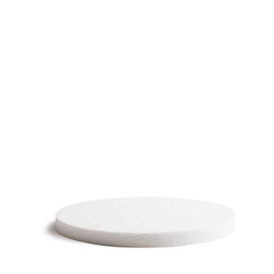 Base rotonda in polistirolo bianco h 2,5 Ø40 cm