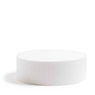 Base rotonda in polistirolo bianco alta 10 Ø30 cm